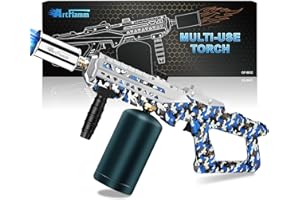 ARTFLAMM Propane Torch Gun, Powerful Grill & Cooking Blow Torch, Propane Torch Head with Igniter, Adjustable Flamethrower for