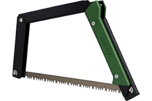 AGAWA CANYON AGAWA - BOREAL15 -> 15 Inch Folding Bow Saw (Black Frame - Green Handle - All Purpose Blade)
