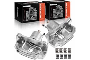 A-Premium Disc Brake Caliper Assembly with Bracket Compatible with Toyota Models - Tundra 2007-2016, Sequoia 2008-2016 - Rear