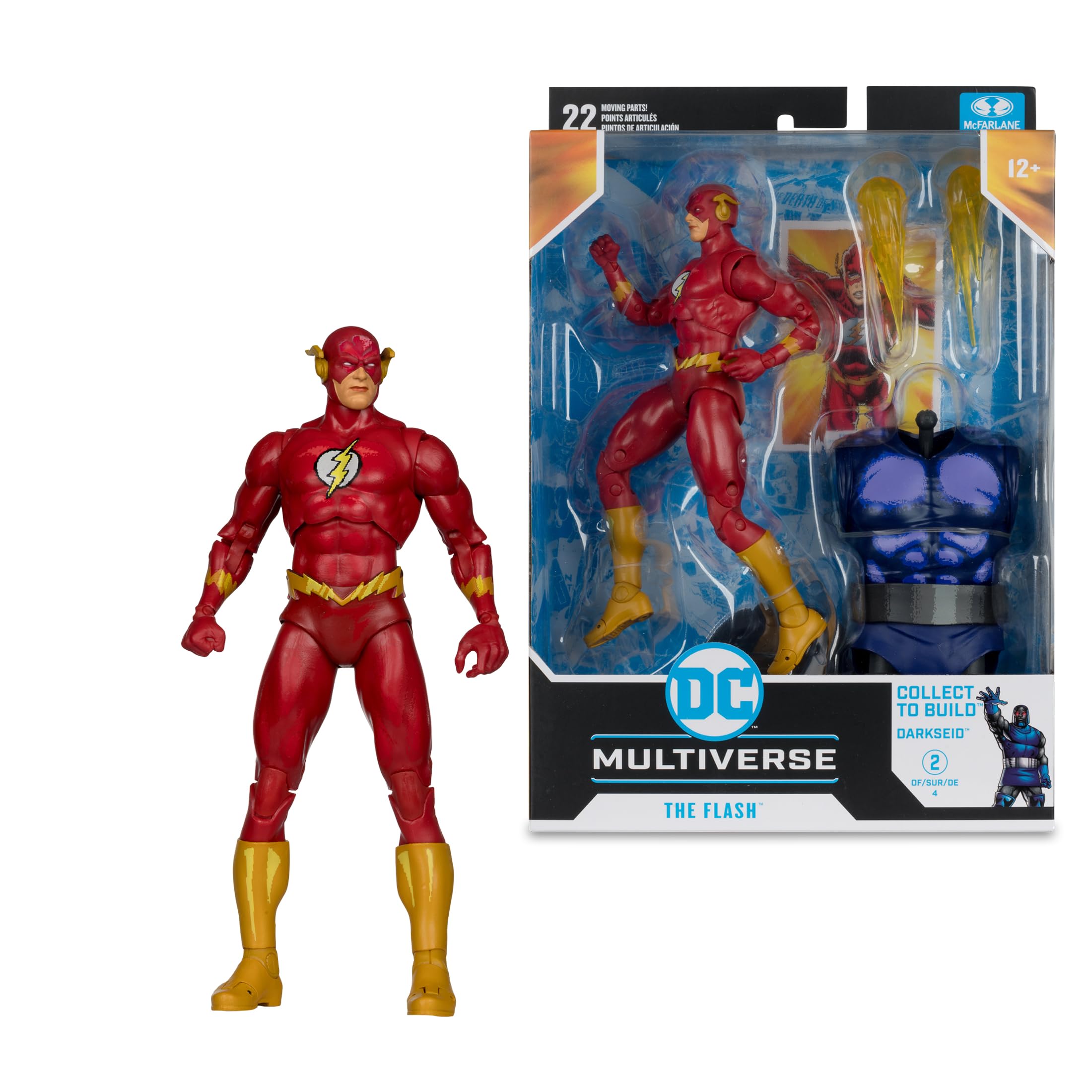 McFarlane Toys DC Multiverse The Flash (Justice League Task Force) 7in Build-A Figure
