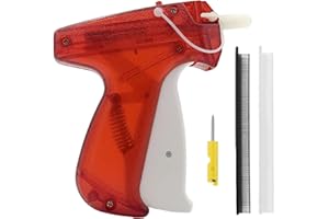 TAGYSH Tagging Gun for Clothing, Mini Stitch Gun for Clothes, Clothing Stitch Gun Quilting Hemming Quick Stitch Sewing Gun, Fine Tag Gun Kit with 2 Needle, 2000 Black & 2000 White Micro Fasteners