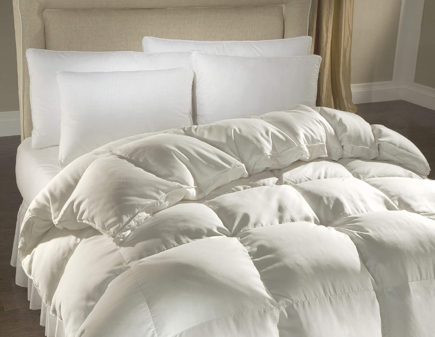 Down Comforter, 800+ Fill Power, Siberian White Goose Down