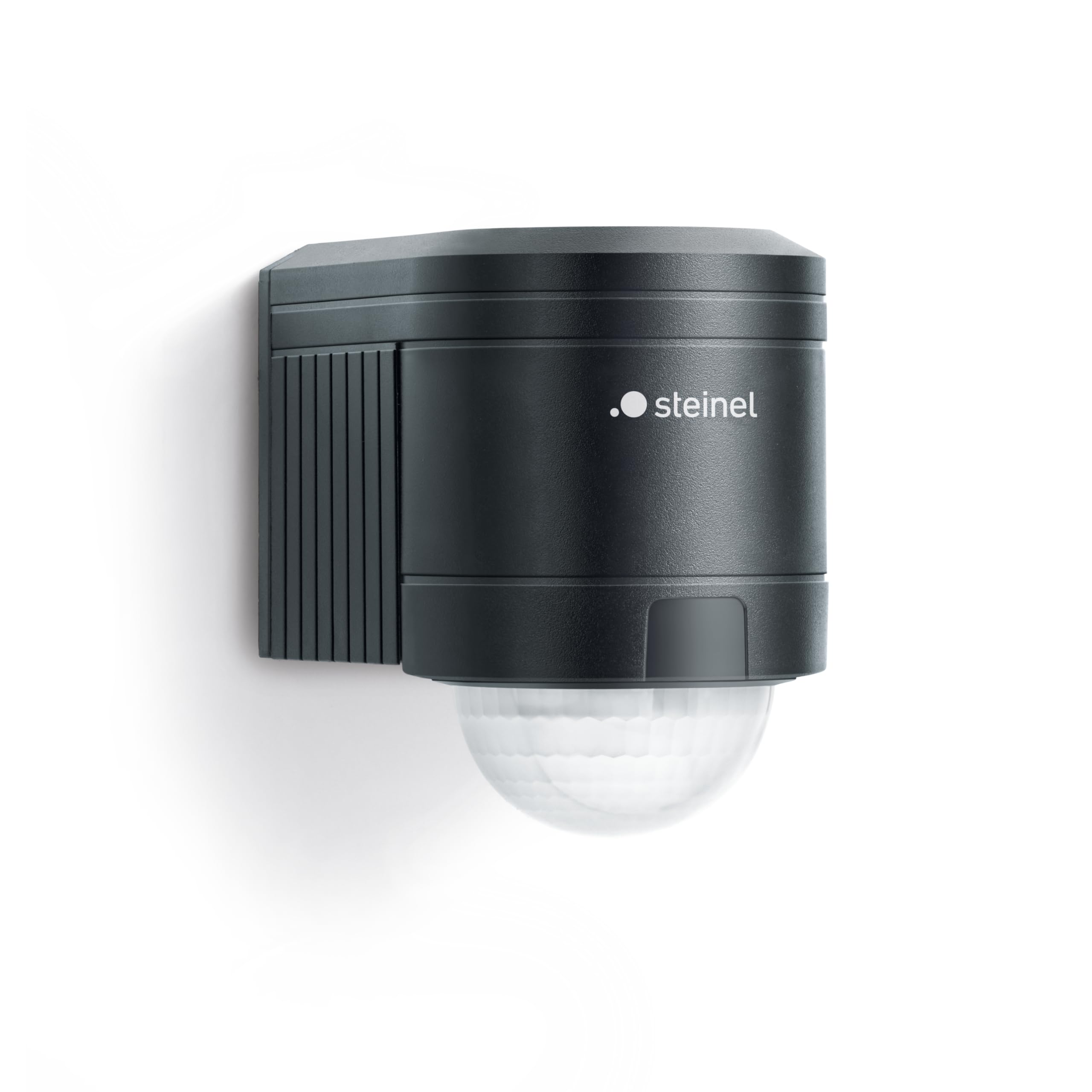 Steinel Is 240 Duo Black - Motion Detector with 240° Angle of Coverage and Max. 12 M Range, Infrared Motion Detector For Indoor And Outdoor Use, Incl. Corner Wall Mount, 602710