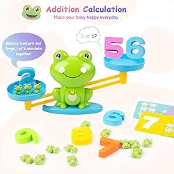 lonfypeng Frog Balance Counting Toys, Cool Math