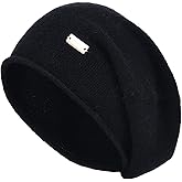 jaxmonoy Slouchy Knit Beanie Hat for Women Winter Soft Warm Ladies Laightweight Slouch Knitted Skull Beanies Cap