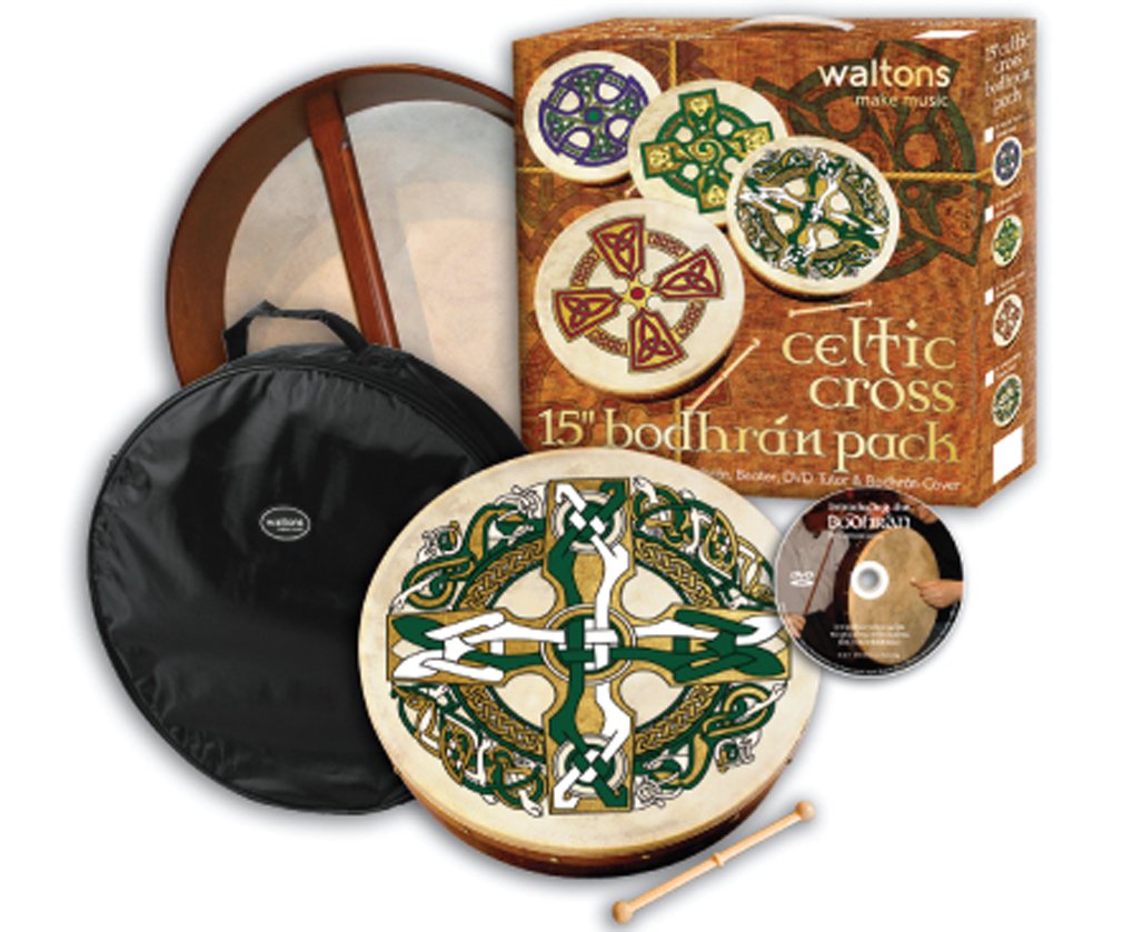 Waltons Bodhran Drum - Shamrock