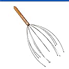 Scalp Massager – Handheld Head Massage Tingler, Scratcher & Stress Reliever Tool Set for Hair Stimulation & Relaxation by Body Back Company (GOLD)
