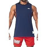 Project Titan Men's Workout Drop Arm Tank Top Cut Off Sleeveless Gym Shirts