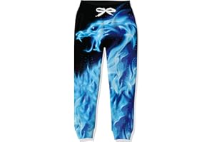 UNICOMIDEA Boys Girls Jogger Pants Funny 3D Graphic Sweatpants Athletic Sports Pants for Kids 6-16 yrs