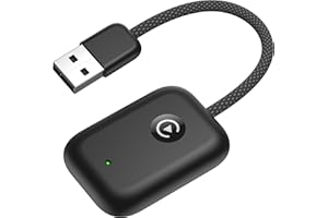 TXZ Wireless CarPlay Adapter Upgrade Wired CarPlay to Wireless, 2024 CarPlay Wireless Dongle Designed for Apple CarPlay iPhon