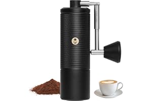 Timemore C5 ESP PRO Manual Coffee Grinder 50 Adjustable Settings, 42mm Stainless Steel Burr Hand Coffee Grinder with Fordable Handle, All Metal, for Espresso, French Press & Pour-over, 30g Capacity