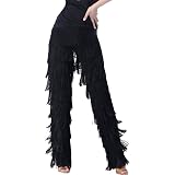 Whitewed Long Fringe Tassel Latin Salsa 