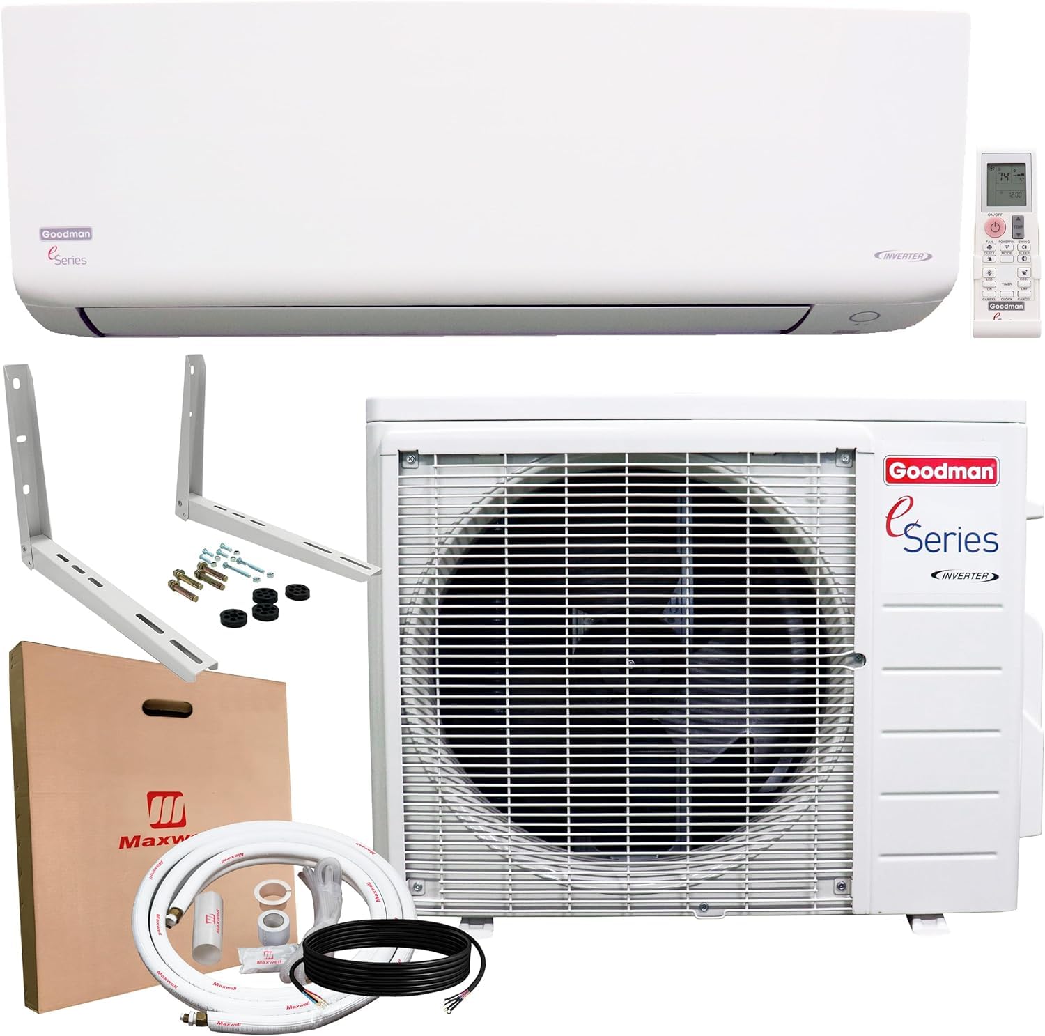Goodman 12,000 BTU 18 SEER2 Ductless Mini Split
