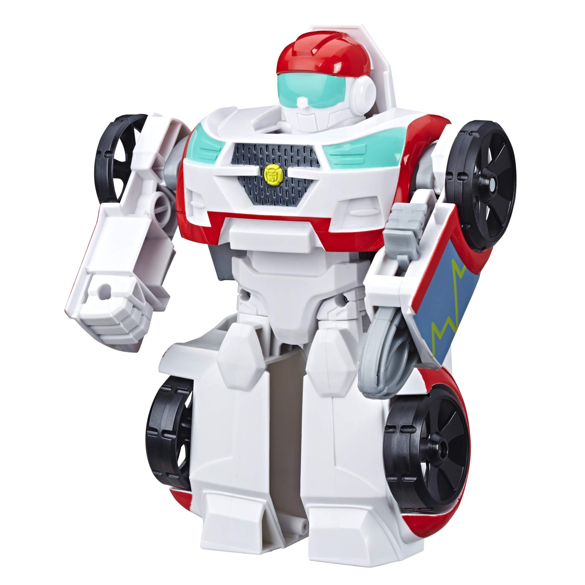 Transformers Playskool Heroes Rescue Bots Academy Medix the Doc-Bot Converting Toy Robot, 6-Inch Action Figure