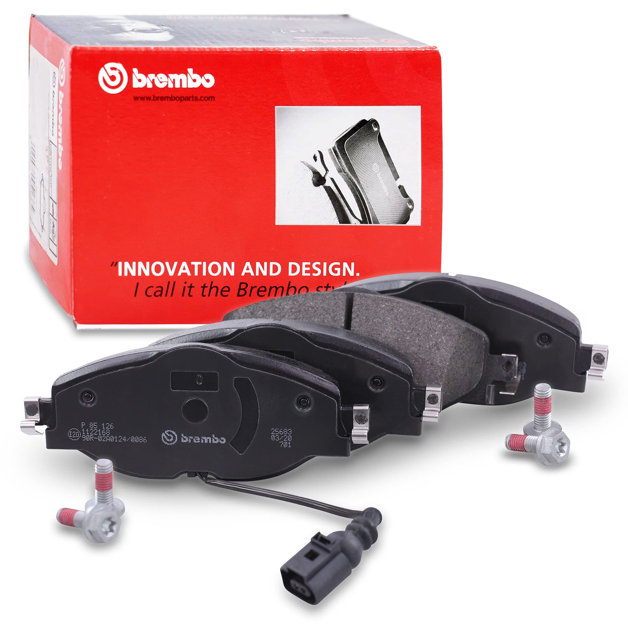 Brembo P85126 Front Disc Brake Pad - Set of 4