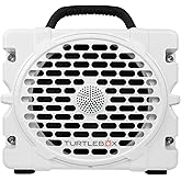 Turtlebox Grande: Loud! Outdoor Portable Bluetooth 5.4 Speaker | Rugged, Waterproof, Ultra-Portable | Plays to 126db, Deep Bass, Shockproof, Unlimited Pairing for Full Stereo Experience, White