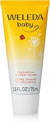 Weleda Baby Calendula Diaper Cream, 2.8 Fluid Ounce, Plant Rich Protection with Calendula, Chamomile, Sweet Almond Oil, Lanol