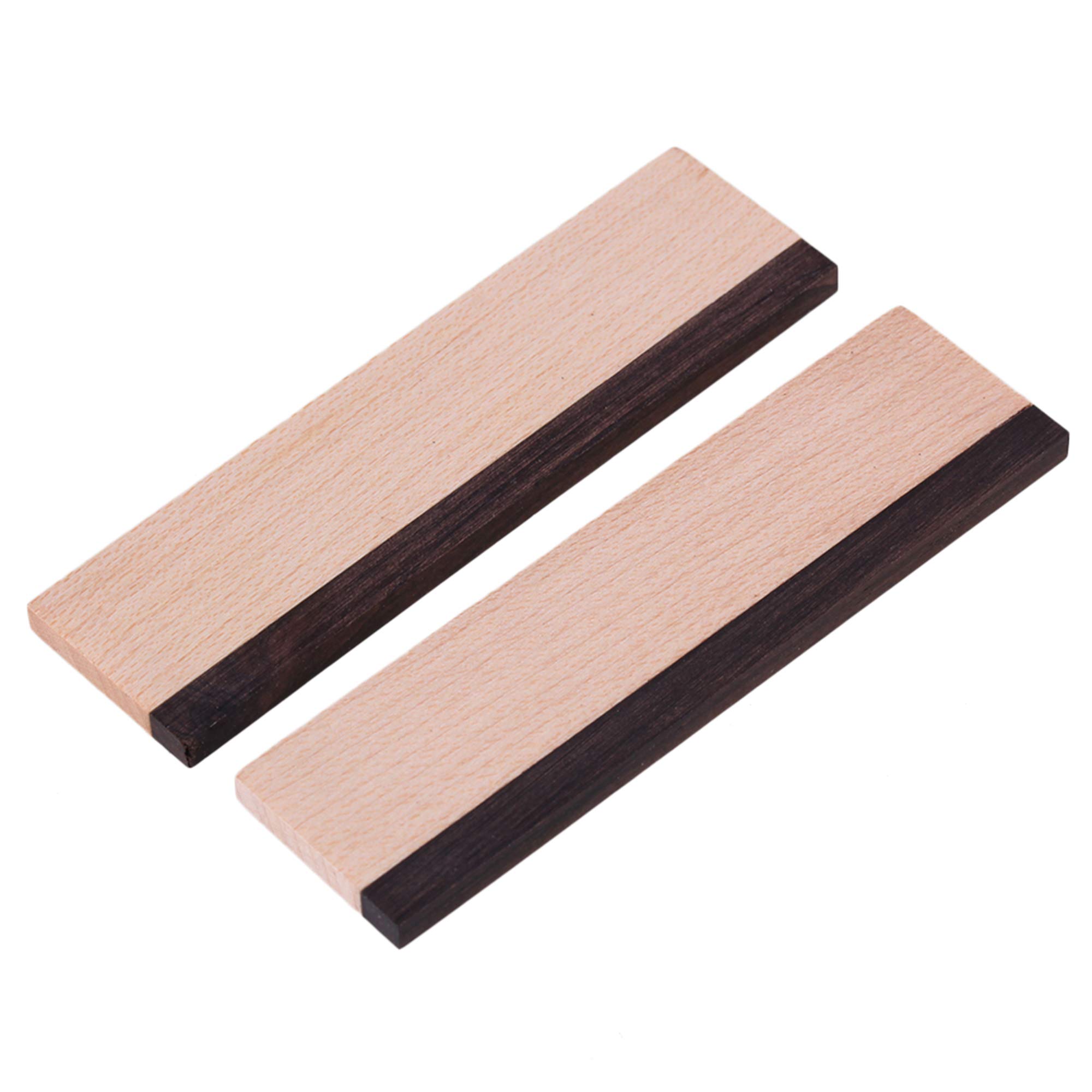 Mxfans Maple and Ebony Mountain Dobro Guitar Spider Bridge Saddle 70x20mm Pack of 2