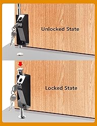 FIREFLYWEB Spring Loaded Latch pin Black Heavy Duty