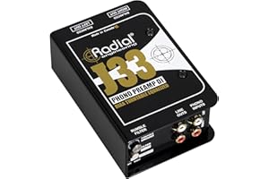 RADIAL ENGINEERING Radial J33 2-Channel Active Turntable Preamp Direct Box