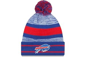 New Era Unisex-Adult NFL Official Sport Knit Classic Cuffed Knit Pom Beanie Hat