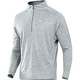 NORTHYARD Quarter Zip Pullover Men Running Shirt Long Sleeve Moisture Wicking Quick Dry Athletic Workout Shirts