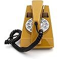 GPO GPOTRMB Trim Telephone Desktop Push-Button Telephone (Mustard)
