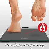 Salter Digital Bathroom Scale Easy Read LCD 180 kg Silver Grey view 5