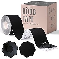 thumbnail image 2 of Boob Tape For Large Breasts - Invisible Lift Tape For A-G Cup, Strapless & Backless Dress Support 2 of 4