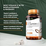 Nutravita Vitamin C 1000mg 360 Tablets 2 Bottles Vegan Bioflavonoids Rosehip UK view 2