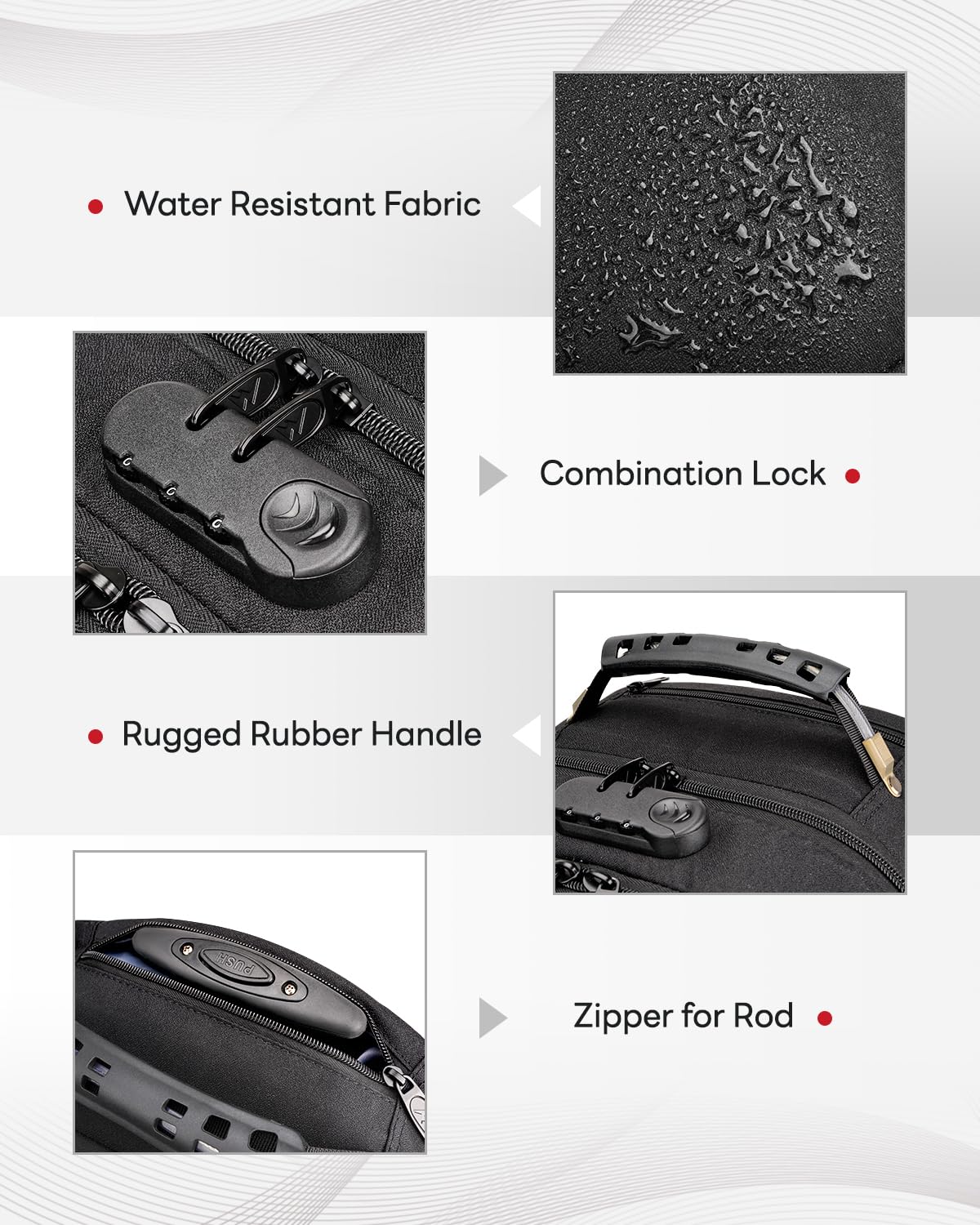 MATEIN Rolling Bag with Wheels, 17 Inch Extra Large Laptop Roller Backpack for Adults with Anti Theft Lock & USB Charging Port, Water Resistant Wheeled Bag Carry On Luggage for Teacher Work Travel Men