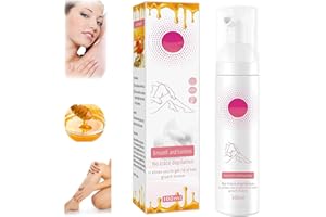 CHUANGJIA Eelhoe Beeswax Hair Removal Mousse,Eelhoe Hair Removal Mousse, Eelhoe Hair Removal Spray,Gentle & Skin Friendly Hair Removal Cream,Suitable for Women & Men(1PCS-100ML)