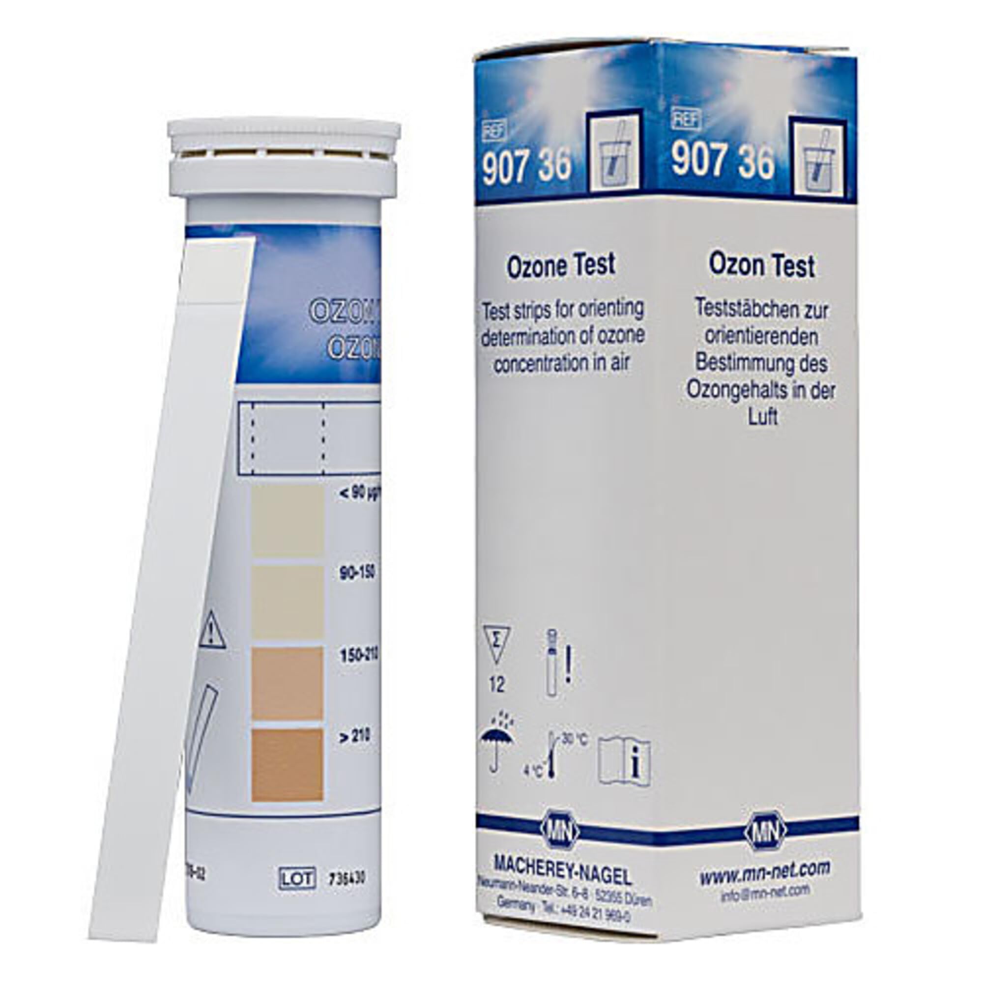 Macherey-Nagel, 90736, Ozone Test Sticks, Box of 12