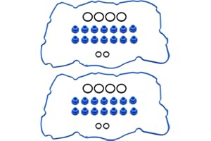 HiSport Engine Valve Cover Gasket Set - Compatible with Ford Mustang 2011-2017 F-150 2011-2014 5.0L - Replace VS50811R