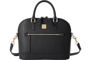 Dooney & Bourke Crossbody Bags for Women, Saffiano Domed Zip Satchel Purses with Removable Shoulder Strap