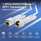 6COM 10GBASE-T SFP+ RJ45 Copper Module 30m CAT6a/7 Cisco Ubiquiti MikroTik view 2