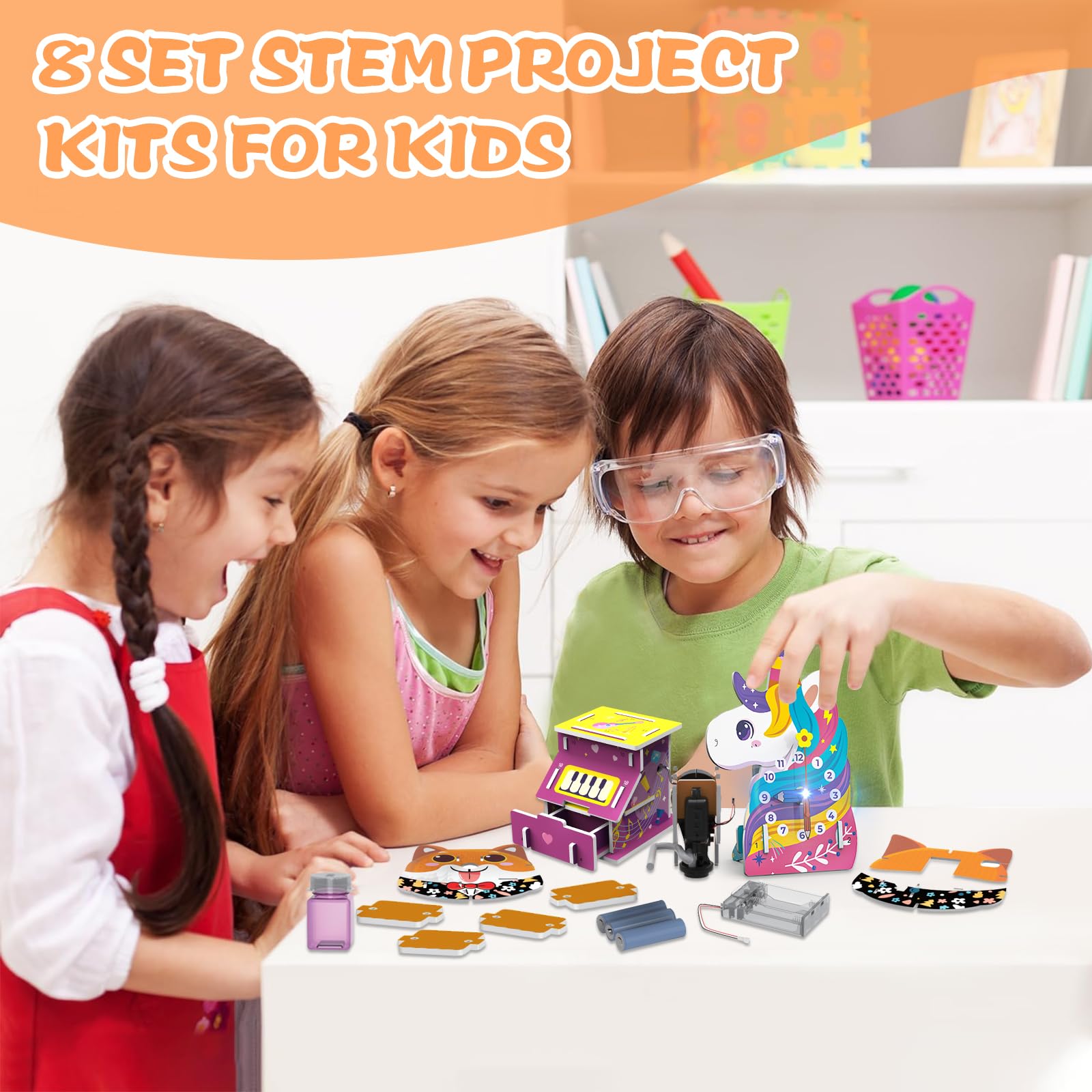 Mua 8 Set STEM Science Building Kits for Kids Ages 6-8, Electronic ...