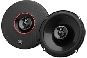 JBL Club 64-6-1/2" (160mm) Two-Way Car Speaker, 60W RMS, 180W Peak, Sensitivity (@ 2.83V): 93dB, Frequency Response: 48Hz – 21kHz, Nominal Impedance: 3.0 ohms