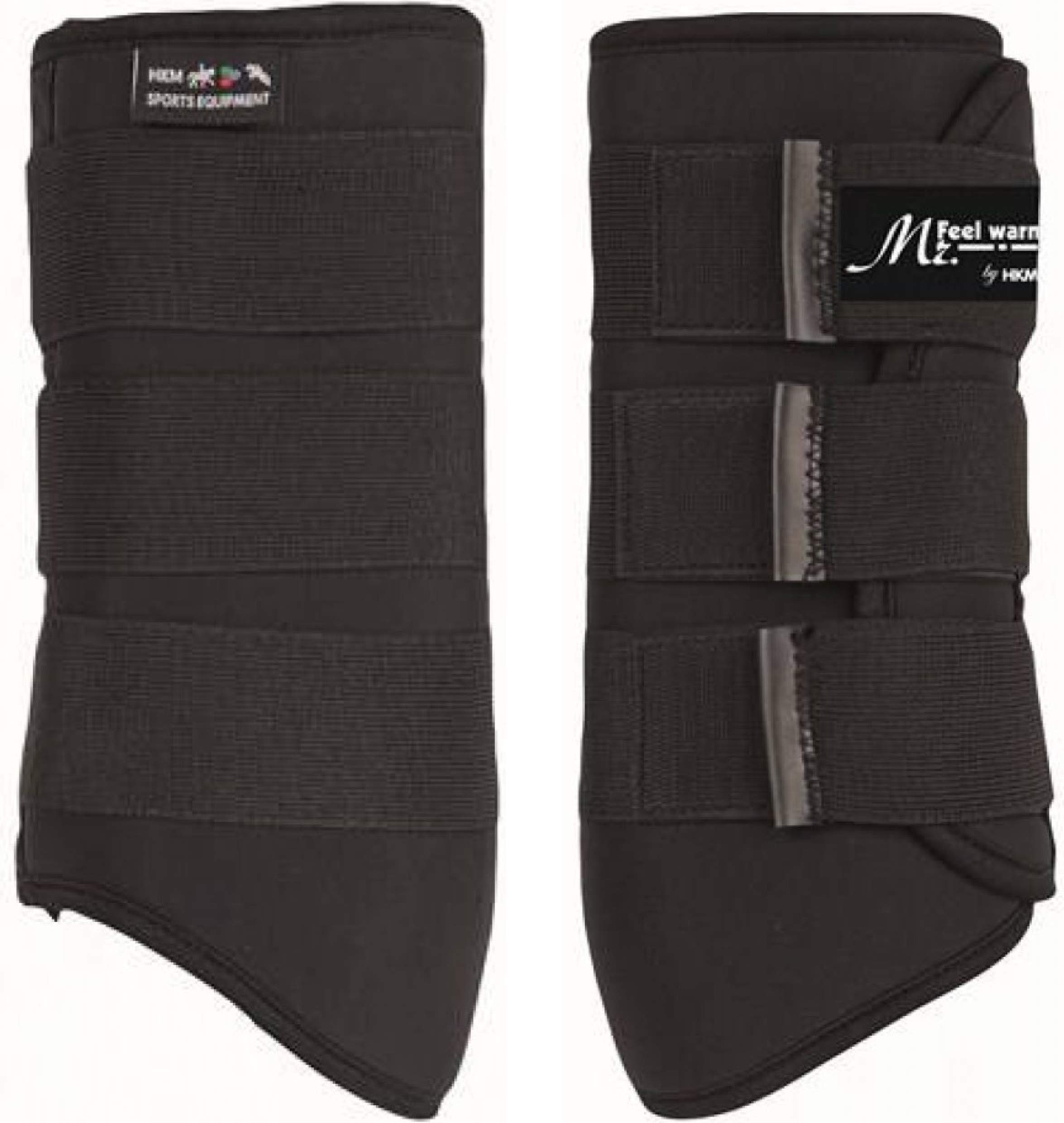 HKM Feel Warm hind leg Softopren Protection boots Black S