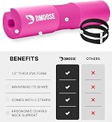 DMoose Fitness Barbell Pad Hip Thrust Squat Pad Non-Slip Thick Foam view 5