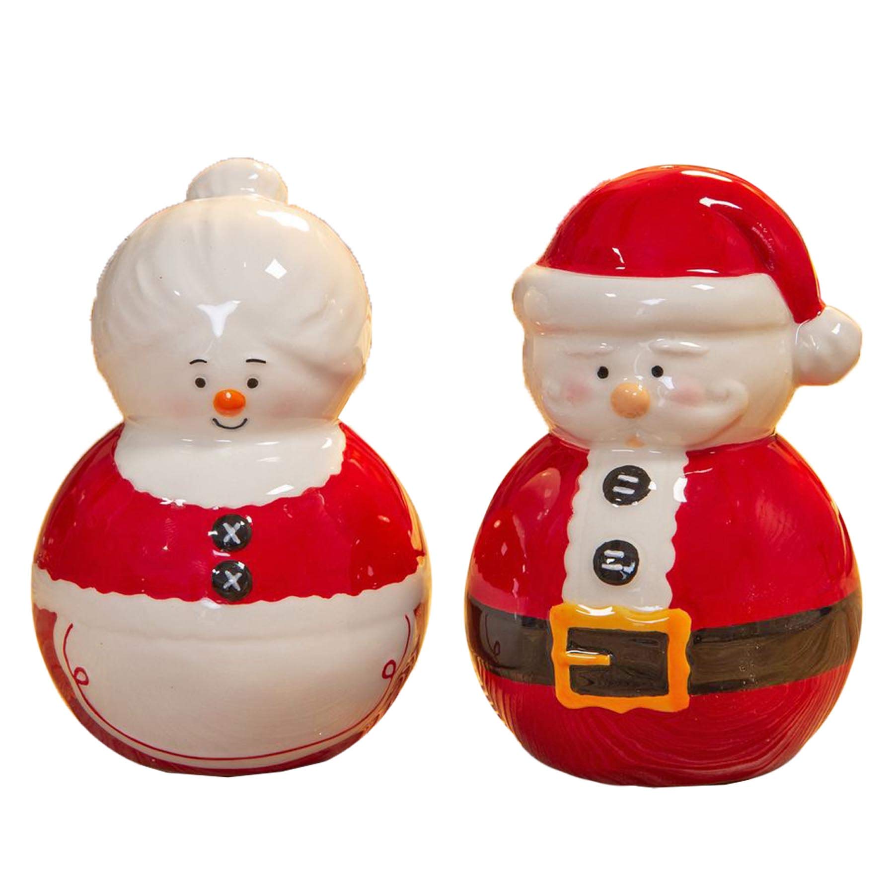 Christmas Novelty Salt and Pepper Set - Santa and Mrs Claus