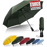 Chakipee Travel Compact Umbrella Windproof - Portable Automatic for Rain, Folding Umbrella for Men and Women, Portable 210T Fabric