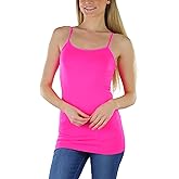 ToBeInStyle Women's Stretch Layering Scoop Neck Camisole Tanks & Camis