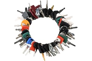 Tecreddy 70PCS Heavy Equipment Keys Master Set, Operator Construction Ignition Key