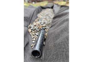 Non Woven Geotextile Fabric Geotextile Fabric, 5oz Non-Woven Filter Fabric, Weed Barrier Block for Retaining Wall/Driveway(Bl