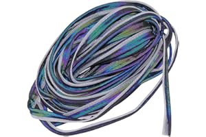 LOOGOOL Reflective Piping Fabric Strip Edging 33 Feet Phantom Edge Strip Beauty Reflective Garment Trim Sew on, Multicolor