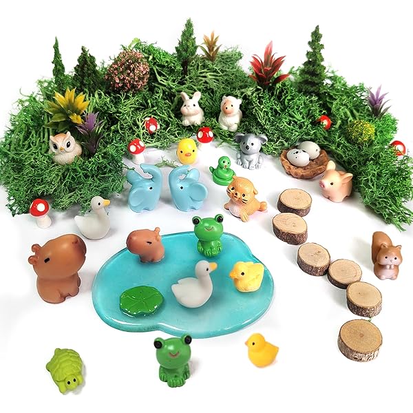 DIYDEC 240Pcs Mini Resin Bears Small Resin Animals Miniature Bear Figurines To Hide Mini Counting Toys Cute Tiny Teddy Bears Figures Bulk For Dollhoe Home Office Desk Decorations