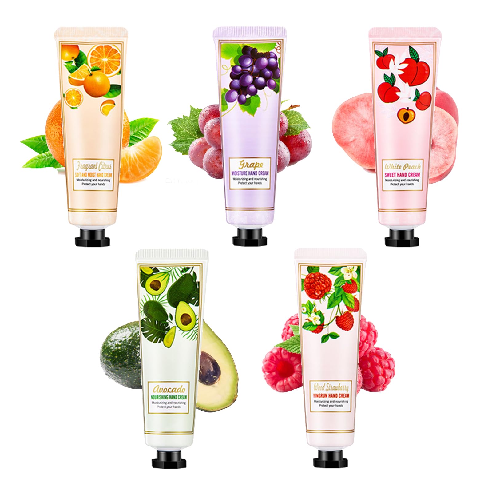 Hand Cream Gift Set,Gifts for Women,5 PCS Hand Cream Set,Hand Lotion Travel Size Hand Cream,Gift Sets for Women,Christmas gifts