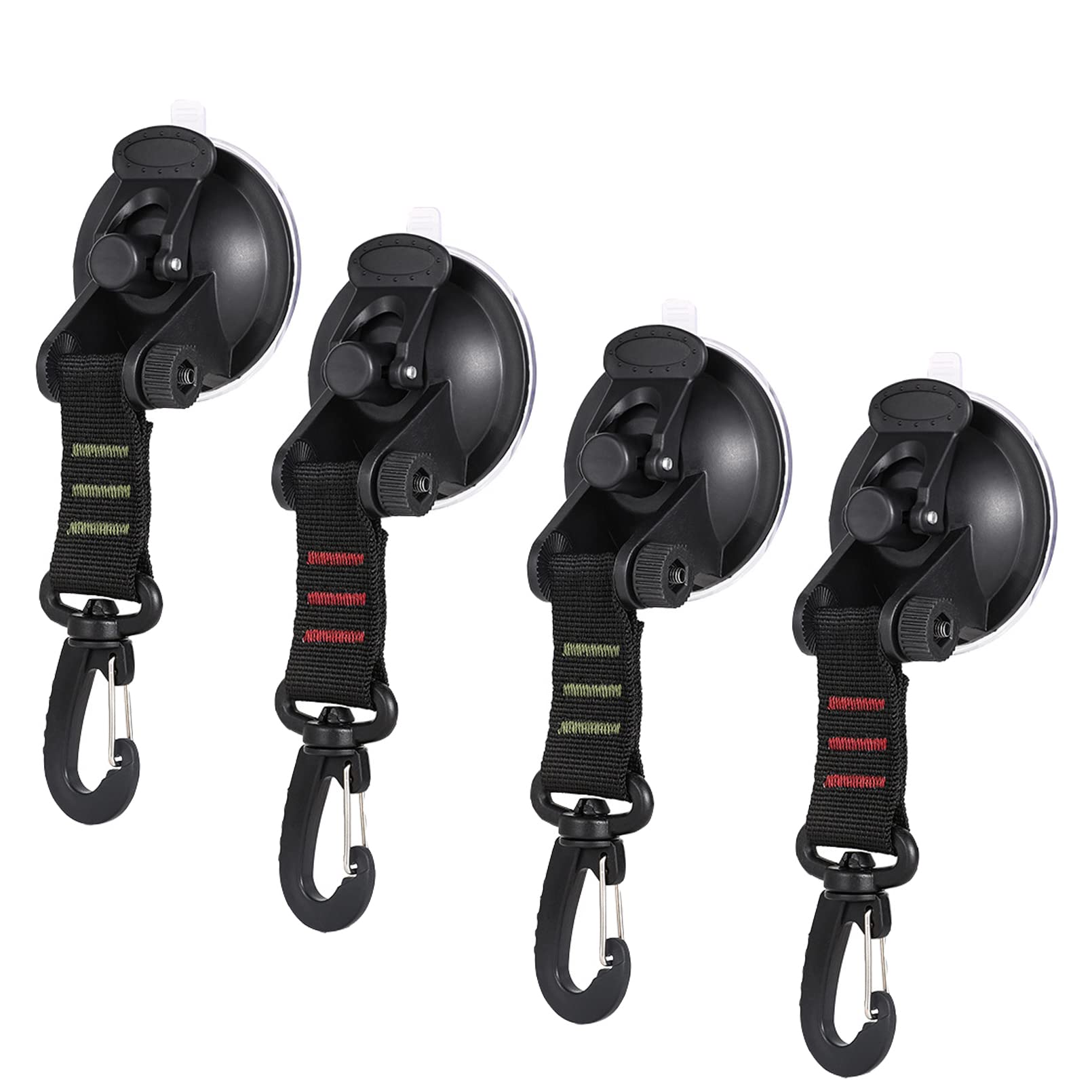 Suction Cup Camping Set, Suction Cup Hook Camping, Rear Tent Car Suction Cup for Car Side Awning Tents, Camping Washing Line, Large Suction Cups for Camping, Motorhome, Household, Workshop, Car