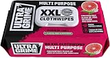 UltraGrime XXL Wet Wipes Pomelo Scented Plastic-Free Cleaning Cloths 80 Pack view 1